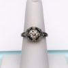 Picture of 1920'S Platinum, Diamond & Synthetic Sapphire Ring