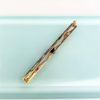 Picture of Late Edwardian Era 10K Yellow Gold, Seed Pearl & Garnet Bar Brooch by Ostby Barton