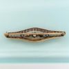 Picture of Edwardian Era 14K Yellow & White Gold, Old European Cut Diamond & Montana Sapphire Bar Brooch