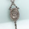 Picture of Antique Sterling Silver, Cut Rock Crystal & 14K Gold (Tested) Rosary By Hmh