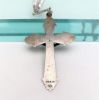 Picture of Antique Sterling Silver & Faceted Rock Crystal Rosary By Jrf