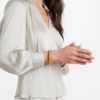 Picture of Julie Vos Mykonos - Mykonos Pearl Bangle Bracelet