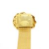 Picture of Vintage Miriam Haskell Gilt Brass Egyptian Revival Woven Mesh & Pharaoh Bracelet 