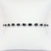 Picture of Sapphire and Diamond Bracelet, 14k White Gold
