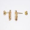 Picture of 1.00ct Diamond marquise/Baguette Cut Earrings, 14k Yellow Gold