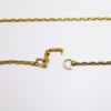 Picture of Vintage Alice Caviness Faux Lapis Cabochon Cross Pendant/Brooch Necklace