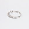 Picture of 14k White Gold & 0.11ct Diamond Swirl Style Band Ring