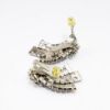 Picture of Vintage Signed Hobé Clear, Grey & Aurora Borealis Rhinestone Shooting Star Clip-On Earrings