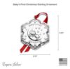 Picture of 2024 Empire Baby's First Sterling Silver Christmas Ornament