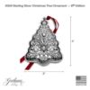 Picture of 2024 8th Edition Gorham Sterling Silver Christmas Tree Ornament