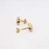 Picture of 14k Yellow Gold Diamond & Tanzanite Earrings 