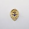 Picture of 14k Yellow Gold Diamond & Tanzanite Earrings 