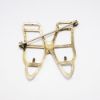 Picture of Vintage 1940's Coro Duette Convertible Sterling Silver Horse Brooch with Matching Earrings