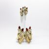Picture of Vintage 1940's Coro Duette Convertible Sterling Silver Horse Brooch with Matching Earrings