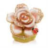 Picture of Jay Strongwater Diana Rose Box In Flora & Fauna