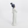 Picture of Lladro Porcelain 'My Cuddly Puppy' Girl with Toy Black Legacy Collection Figurine #6463 with Original Box