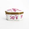 Picture of Antique Traditional Limoges Trinket Box With Castle Scene On Lid