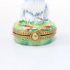 Picture of  Retired White Rabbit With Bag Of Carrots Limoges Trinket Box