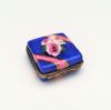 Picture of Ateliers De Limoges Hand Painted Square Box With Delicate Roses On Top & Inside The Box