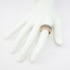 Picture of 14k Rose Gold LeVian Pavé Set Brown Diamond Ring with Colorless Diamond Accents 