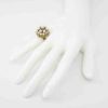 Picture of Vintage 12k Yellow Gold & Opal Cabochons Thai Princess Style Ring