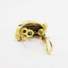 Picture of Charles Krypell 18k Yellow Gold, Sapphire, Emerald & Diamond Earrings 
