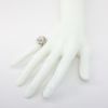 Picture of 14k White Gold & Diamond Spiral Bridal Ring Set 