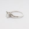 Picture of 14k White Gold & .97Ct Emerald Cut Diamond Engagement Ring 