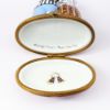 Picture of Limoges Porcelain Hugging Rabbit Couple Trinket Box