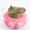 Picture of Vintage Consolidated Guttate Pink Cased Glass Syrup Pitcher