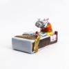 Picture of Rare Christmas Mouse in Match Box Bed Trinket Box By Rochard Limoges 