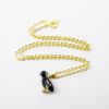 Picture of Kingspoint Designs Midnight the Shorthair Chihuahua Trinket Box with Matching Necklace