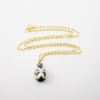 Picture of Kingspoint Designs 'Crown of Majesty' Blue & White Egg Trinket Box with Stand & Matching Necklace