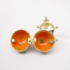 Picture of Kingspoint Designs 'Happiness' Purple Egg Trinket Box with Stand & Matching Necklace