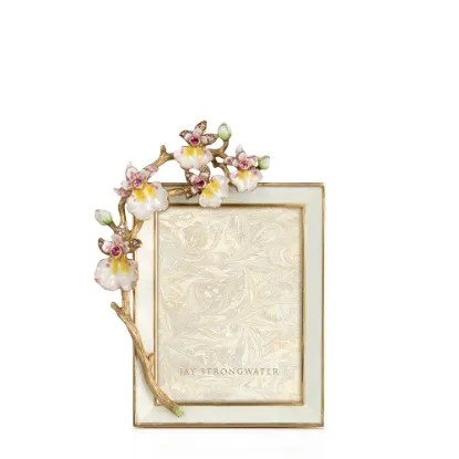Picture of Jay Strongwater Kelsey Orchid  Frame - Flora