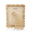 Picture of Jay Strongwater Leslie  Bejeweled Frame In Opal.