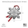 Picture of Wallace 2025 G.B Snowflake, 28th Edition, Sterling Silver