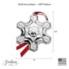 Picture of Gorham 2025 Snowflake, 56th Edition Sterling Silver Ornament