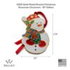 Picture of Wallace 2025 Wonders of Christmas Ornament, 16th Edition, Gold Plate & Enamel 