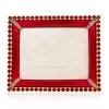 Picture of Jay Strongwater Emilia Stone Edge Frame - Ruby