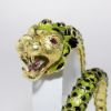 Picture of Vintage Mid Century 18k Yellow Gold, Ruby & Enamel Articulated Dragon Bracelet