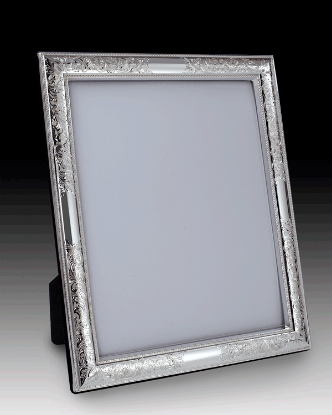 Picture of 5x5 Sterling Silver 'Nostalgia' Picture Frame by the925inc