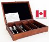 Picture of Antiqued Pine Divided Flatware Storage Chest with 5 separate Compartments