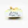 Picture of Limoges Porcelain Cat in Shopping Bag Trinket Box by Artoria