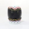 Picture of Limoges Porcelain Black & White Cat Sleeping on Black Chair Trinket Box by Chamart