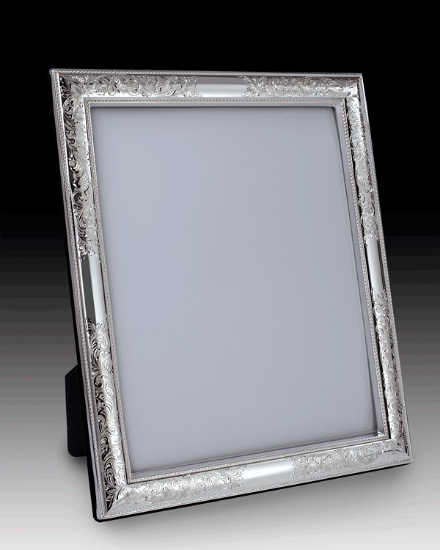 Picture of 3.5x5 Sterling Silver 'Nostalgia' Picture Frame by the925inc