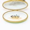 Picture of Limoges Porcelain Mother Cat with Three Kittens Trinket Box by Artoria