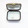 Picture of Vintage Limoges Porcelain White Cat Watching Bird Trinket Box