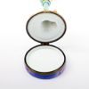 Picture of Rare Limoges Porcelain Cat in the Night with Street Lamp Trinket Box by Chamart
