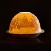 Picture of Bernardaud Porcelain 'Paris Monuments' Votivelight Candle Holder